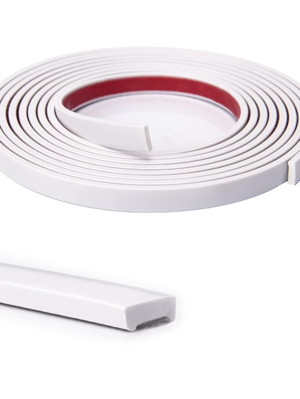 10 ft Peel and Stick Flexible Molding Trim for Wall Tile Edge, White